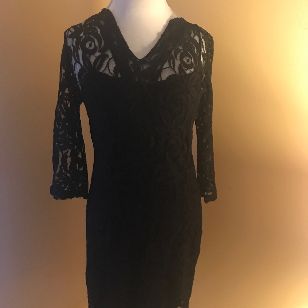 EUC black cocktail dress
